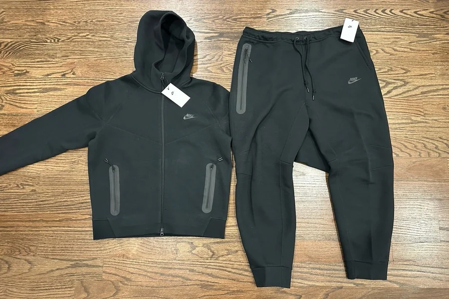 Gray Black Nike Tech